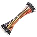 Produktbild Breadboard Jumper Wires 20AWG, Bestlus Exklusiv Kabel Steckbrücken Drahtbrücken 15CM M/M , 10 Colors, Pack of 120, Square Head 0.1'' für Arduino Raspberry Pi (6'', M/M)