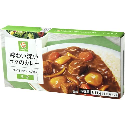 スマイルライフ 味わい深いコクのカレー中辛 140g