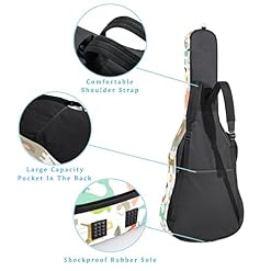 Housse de transport pour guitares acoustiques et classiques – 109 x 42,9 cm – Série tendance – Double fonction de l… - Les Beatles, Paul McCartney, John Lennon, RIngo Starr, George Harrison Housse de transport pour guitares acoustiques et classiques - 109 x 42,9 cm - Série tendance - Double fonction de l… – Image 3