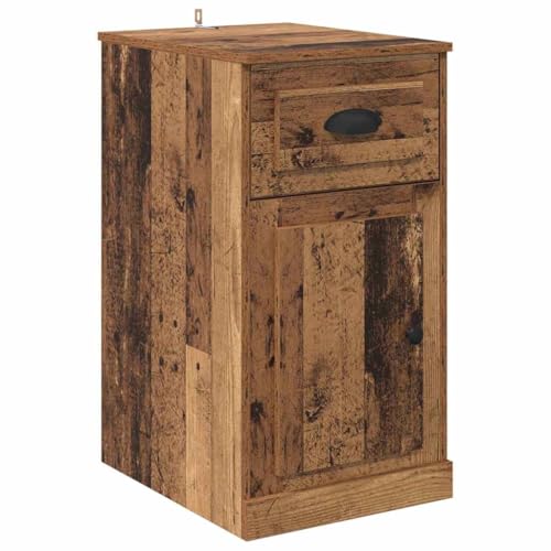 vidaXL Armario Auxiliar Madera Vieja 40 x 50 x 75 cm, Armario Rectangular Moderno para Sala, Resistente, Almacenamiento Funcional, Ahorra Espacio, con cajones