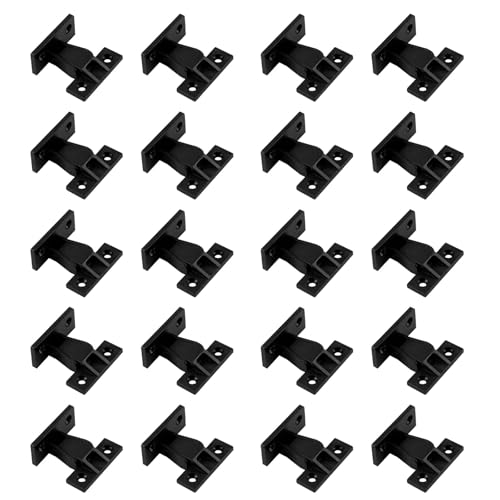 20Pcs Push In Plinth Fasteners Fittings Press Fit Panel Clip Furniture Connectors Bracket Connection Fasteners