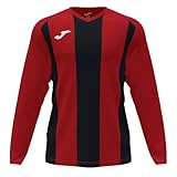 joma pisa 12 jersey  PISA II LONG SLEEVE T-SHIRT RED BLACK