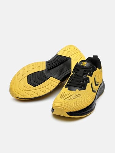 Image of hummel NOVARE Lace Up Sports Shoes for Men with Lightweight Hyper Burst TPR Sole Comfortable Breathable and Slip Resistant Ideal for Running Walking Gym Trekking Hiking