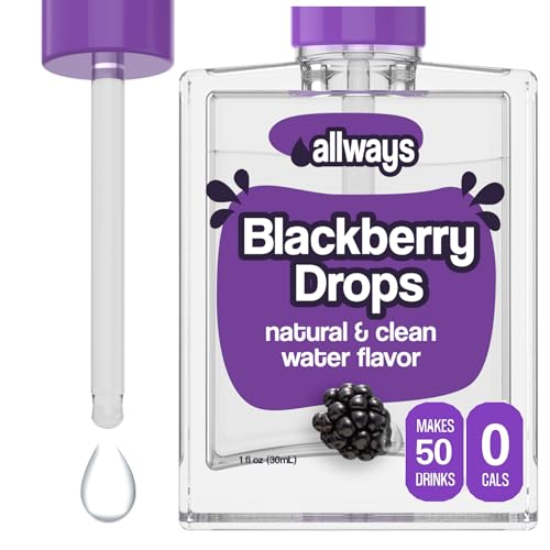 Allways Drops Liquid Water Enhancer Drink Mix, Natural Flavor Drops, Sugar Free cover