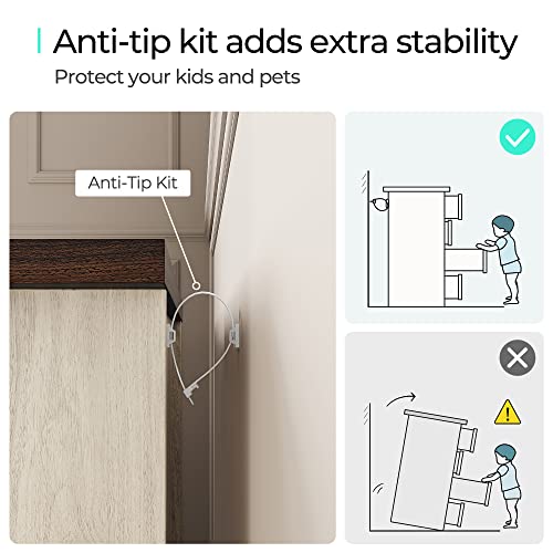 LINSY-HOME-8-Drawers-Dresser-for-Bedroom-Wood-Bedroom-Dresser-Modern-Drawer-Chest-8-Chest-of-Drawer-Tall-Dresser-for-Closet-Dressers-Organizer-for-Living-Room-Closet-Hallway LINSY HOME 8 Drawers Dresser for Bedroom Wood Bedroom Dresser Modern Drawer Chest 8 Chest of Drawer Tall Dresser for Closet Dressers Organizer for Living Room Closet Hallway