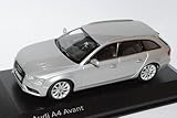 Aus Metall mit Plastikteilen Audi A4 B8 Facelift Ab 2011 Avant Kombi Eis Silber Ab 2007 1/43 Minichamps Modell Auto mit individiuellem Wunschkennzeichen
