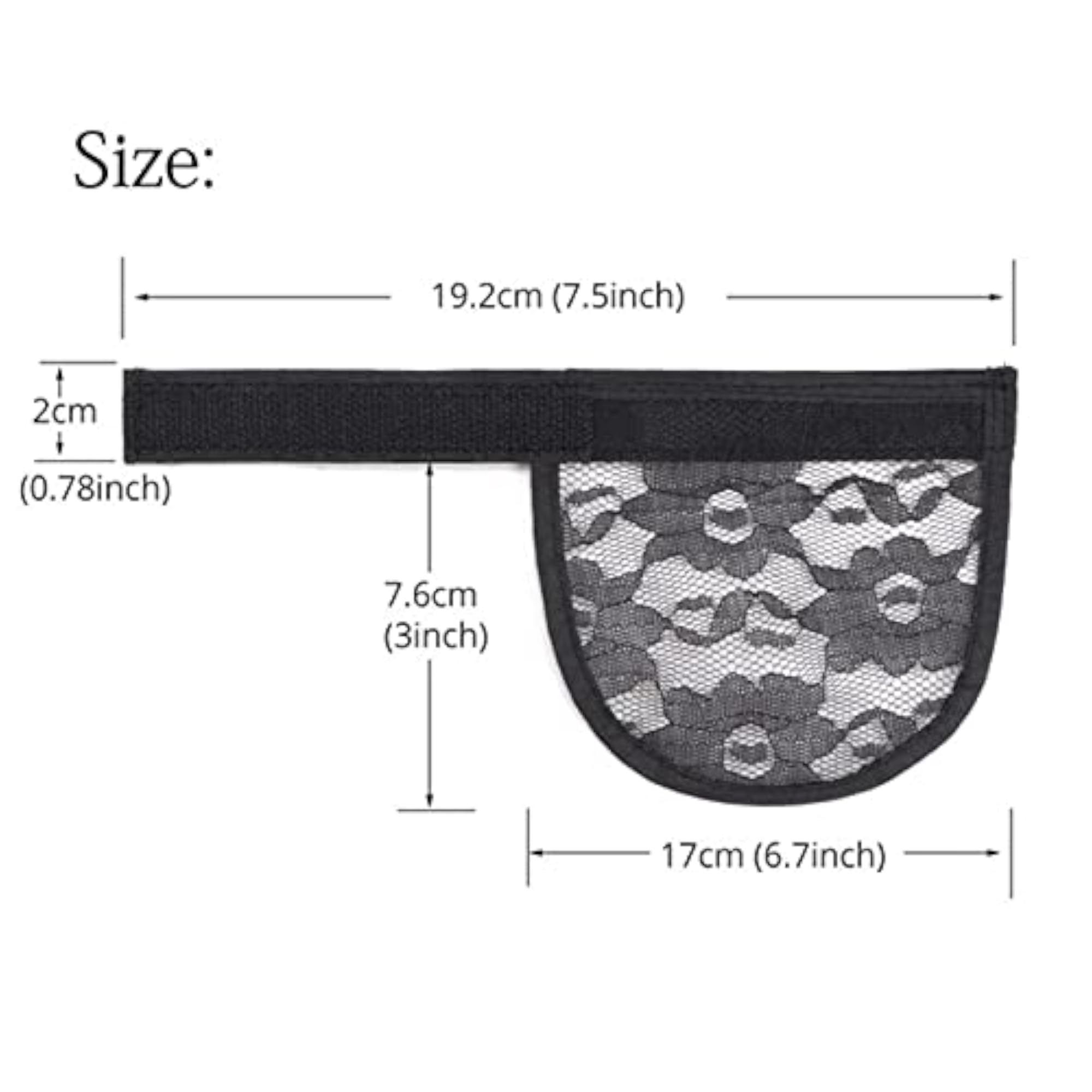 6X5Pcs Hair Net for Making Ponytail Weaving Net Wig Caps