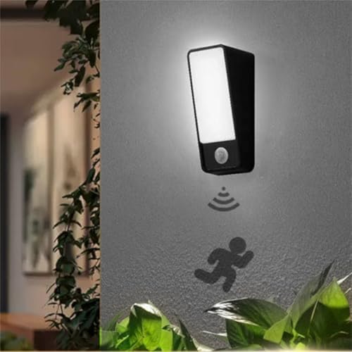 Applique murale LED détecteur mouvement IP65 pour entrée et jardin