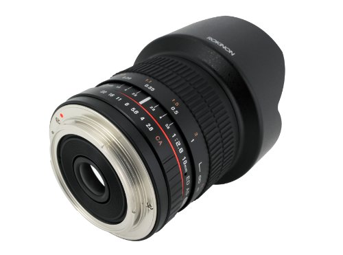Rokinon 10 mm F2.8 ED AS NCS Ultra Weitwinkelobjektiv für Canon EF-M Mount Compact Systemkameras (10 m-M) – Bild 5