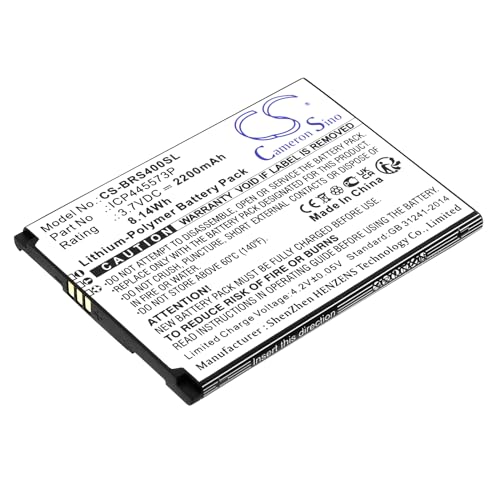 FYIOGXG Battery for BRONDI Smartphone 4G ICP445573P 2200mAh