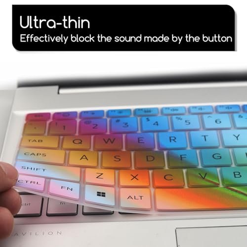Protector de teclado colorido para HP 15.6" laptop miniatura 4