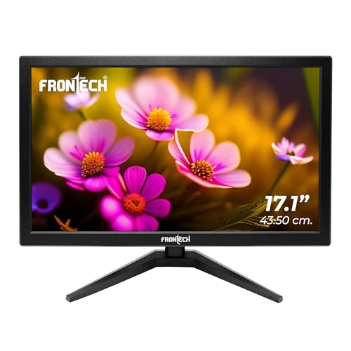FRONTECH 17.1 Inch HD LED Monitor | Refresh Rate 60 Hz,1440 x 900 Pixels | Wall Mountable Slim & Stylish Design with 16.7M Colors| HDMI & VGA Ports, Built-in Power Supply (MON-0066,Black) FRONTECH 17.1 Inch HD LED Monitor | Refresh Rate 60 Hz,1440 x 900 Pixels | Wall Mountable Slim & Stylish Design with 16.7M Colors| HDMI & VGA Ports, Built-in Power Supply (MON-0066,Black)