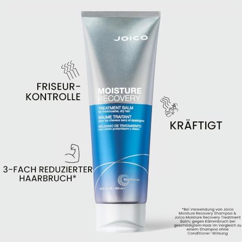 JOICO Moisture Recovery Treatment Balm – Feuchtigkeitsspendende Intensivkur für trockenes, dickes und widerspenstiges Haar… – Ansicht 3