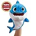 WowWee Pinkfong Baby Shark Official Song Puppet with Tempo Control - Daddy Shark - Interactive Preschool Plush Toy