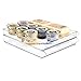 iDesign Plastic Refrigerator and Freezer Storage Organizer Tray with Handle for Kitchen, Pantry, Shelf, Counter, BPA-Free, 14.5