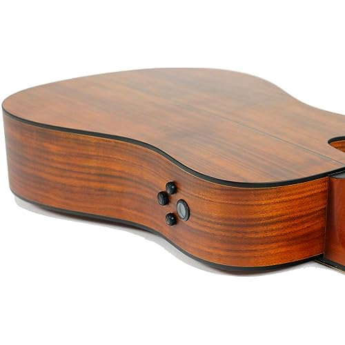 Violão Elétrico Strinberg Sd300c Folk Koa Satin Com Capa