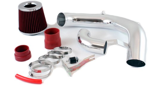 Velocity Concepts 3 Red Cold Air Intake Racing System + Filter For Dodge 02-10 Ram 1500 3.7L V6 4.7L V8