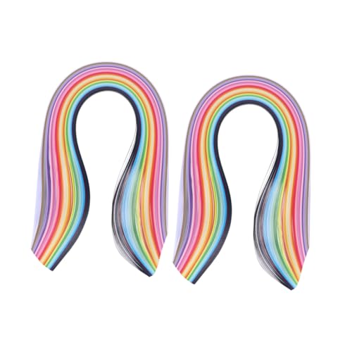 IWOWHERO 26 Quilling Strips Set 520 Pieces of DIY Craft Paper Strips for Quilling Art Craft Projects Random