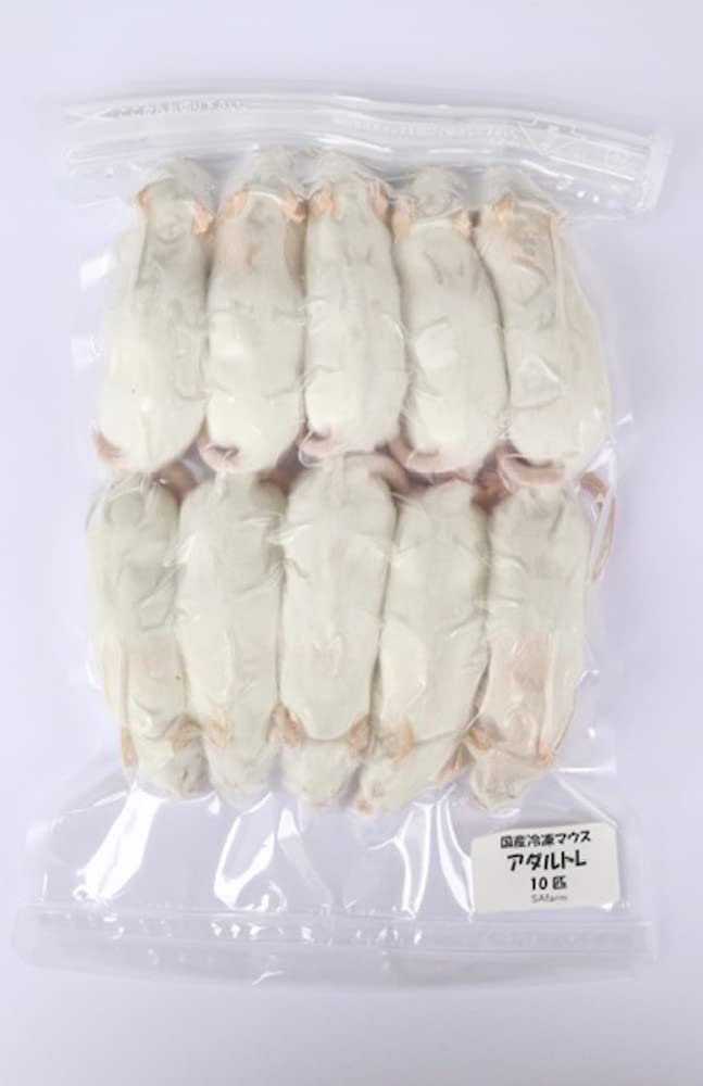 Amazon | 冷凍マウス B品 アダルトL 10匹 国産 SAafrm | SAfarm