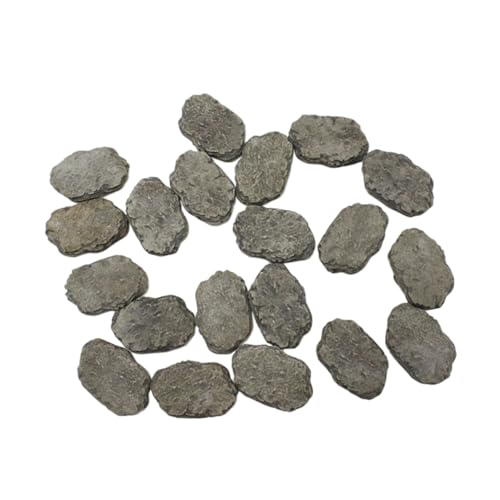 Yardwe 20 Piezas De Piedra De Paso En Miniatura Micropaisaje Decoraciones De Roca De Resina Piedra De Paso Decoración De Mini Bonsái Accesorios De Jardín De Hadas Adornos De