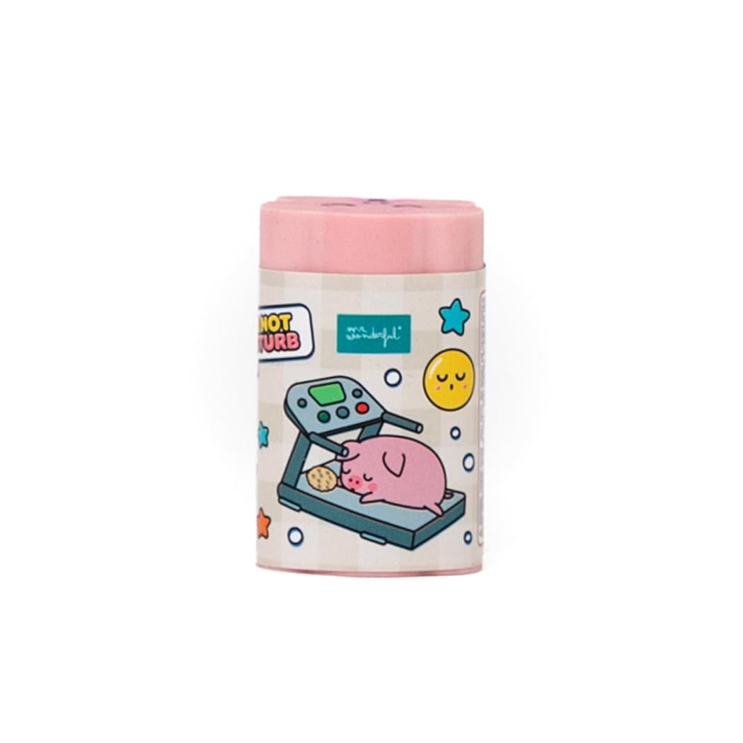 Mr. Wonderful - Goma de Borrar Lazy Cerdito – Goma de Borrar con Forma de Animal Tumbado – Accesorio Original de Papelería — view 2
