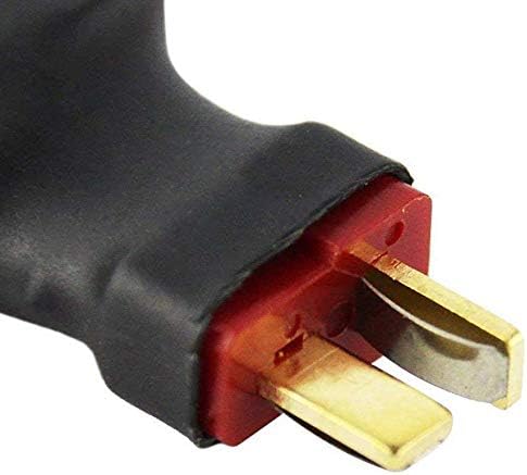 4pcs T Plug Deans Style Wireless Connector T-Plug to EC5 Male Female Style Adapter for RC Lipo Battery Toy