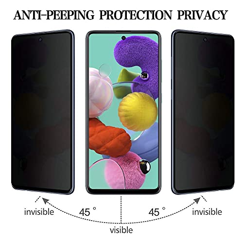 Image of Mr.Shield Designed for Samsung Galaxy M31s, Privacy Screen Protector Tempered Glass Guard, Anti-Glare Anti-Fingerprint Easy Install - [1 Pack]