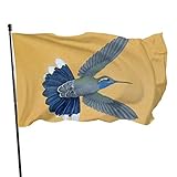 Fácil de cuidar: solo contiene una bandera de 3x5 pies, sin mástil; Muy fácil de mantener, lavado a mano y lavado a máquina, duradero y sin decoloración, y no blanqueable