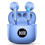 Picture of Wireless Earbuds, Bluetooth 5.4 Headphones HiFi Stereo, in Ear Earphones with 4 ENC Noise Cancelling Mics, 40H Playback Ear Buds with LED Display, Mini Case, IP7 Waterproof Headset with USB C Charging