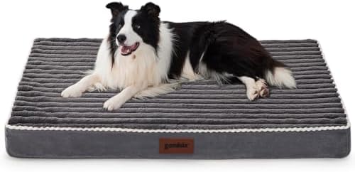 ZOMISIA XL Dog Crate Bed for Extra Large Dogs - Waterproof Puppy ...