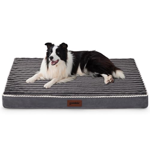 ZOMISIA XL Dog Crate Bed for Extra Large Dogs - Waterproof Puppy Bed for 42 Inch Kennel with...
