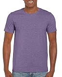 Gildan mens Softstyle 4.5 oz. T-Shirt(G640)-HEATHER PURPLE-M