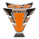 AIVYNA Coussinets Protection Réservoir Pro Taper pour Kawasaki ER6 F N 650 EX650 06-14 Moto 3D Réservoir De Carburant Tampon Autocollants De Protection Décalcomanies Logo Moto Sticker (Taille : F)