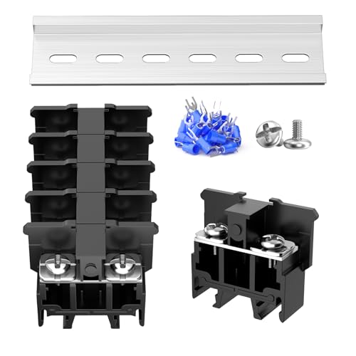 Borniers de rail DIN 600V pour sécuriser les connexions de 16-10 mm²
