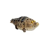 BACALYSO | KONGZOO 空想造物 ナイルワニ ワニ かわいい 太い 癒し フィギュア 爬虫綱 ワニ目 収集品 野生生物 動物の置物 装飾 リアル 動物 塗装済み 樹脂 情景 セット 模型 プラモデル おもちゃ 誕生日 プレゼント (ナイルワニ)
