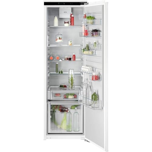 AEG Einbaukühlschrank Serie 6000 DynamicAir, konstanter Luftstrom, CustomFlex – flexibles Türablagesystem, 10 Jahre Kompressor-Garantie, 1780 mm Nischenhöhe, 307 L, Festtür, C, TK6FS181CC