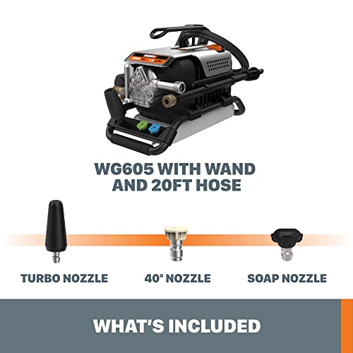 Worx 13 Amp Electric Pressure Washer 1800 PSI with 3 Nozzles - WG605 - Image 5