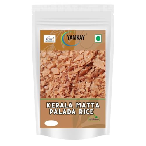 Image of YAMKAY Matta Palada Rice | Traditional Kerala Style Palada Rice for Palada Payasam | Premium Quality Rice Flakes for Authentic Desserts | Easy to Cook 500 Gm