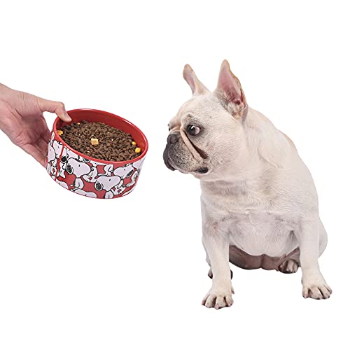 Peanuts-Ceramic-Dog-Bowl-Ceramic-Peanuts-Dog-Bowl-Holds-up-to-35-Cups-Dog-Food-or-Water-Dog-Water-Bowl-and-Dog-Food-Bowl-from-Peanuts-Ceramic-Dog-Bowl-Cute-Dog-Bowls-Dog-Food-Container