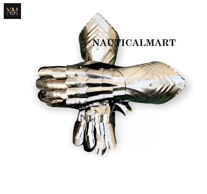 Medieval Knight Gauntlet Armor Fully Functional Finger Armor Cosplay LARP