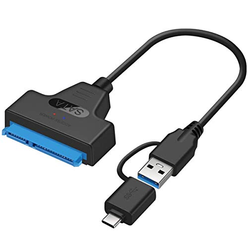 COOLEAD SATA USB 変換アダプター 2.5インチ SATAケーブル 5Gbps 高速データ転送 2.5インチHDD SSD SATA to USBケーブル 25cm