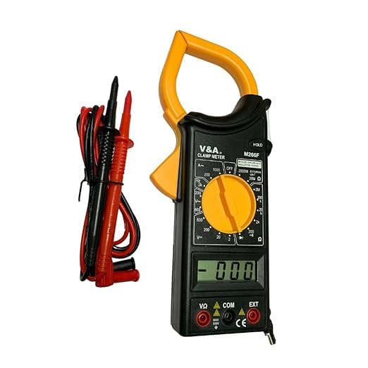 Rishabh New V&A M266F Digital Clamp Meter With 2000 Counts,Data Hold,Diode open voltage 2.7v