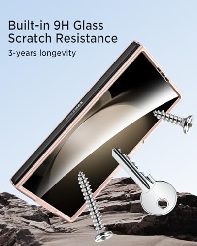 Housse Samsung Z Fold 5 antichoc intégrale rigide avec protège écran or - 4