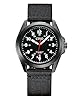 CIVO Mens Watches Military Black: Analogue Quartz Watches for Men Stylish - Waterproof Men's Wrist Watch with Nylon Strap #1