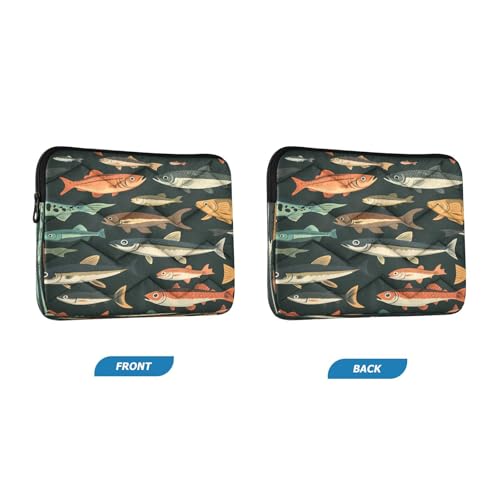 Funda para portátil Kigai Cute Fish 15-16 pulgadas miniatura 2