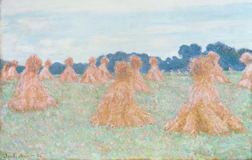 Tableaux Graffiti Art Mural les Dames de Giverny de Monet 60x90cm