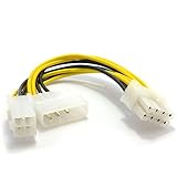 conector 8 pines procesador 4 Pines ATX & 4 Pines LP4 Molex A 8 Pines EPS Energía Adaptador Cable