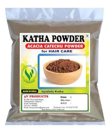 3V PRODUCTS Katha Powder - Pack of 2x50g - Acacia Catechu for Hair care | Reduces Hair Fall | Promotes Healthy Hair Growth-image-35
