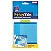 Avery PocketTabs, 5.125 x 6 Inches, CD Size, Lime and Blue, 5 per pack (16362)