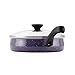 Paula Deen Riverbend Nonstick Cookware Pots and Pans Set, 12 Piece, Lavender Speckle